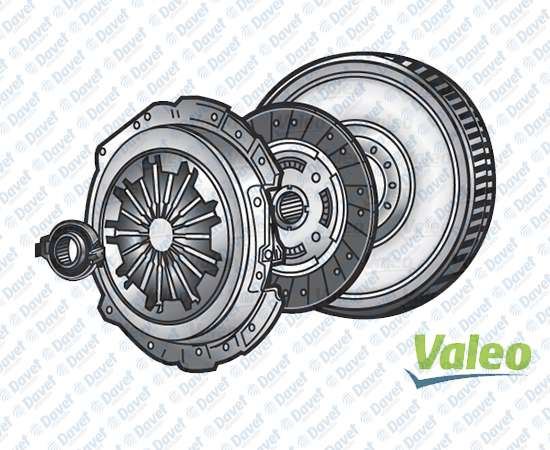 VALEO 837048 Volan + Baski + Balata + Rulman Passat - A4 - A6 1.6 1.8 1.8t 2.0 96>05 Adp / Anb / Ahl / Adr / Aeb / Awa / Alt